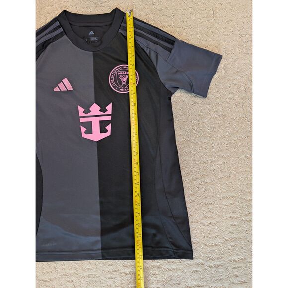 New 2025-26 Adidas Messi Away Jersey Size Small Black Pink Inter Miami CF - Picture 7 of 12